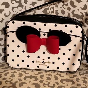 Kate Spade Disney Minnie Mouse Crossbody Camera Bag EUC